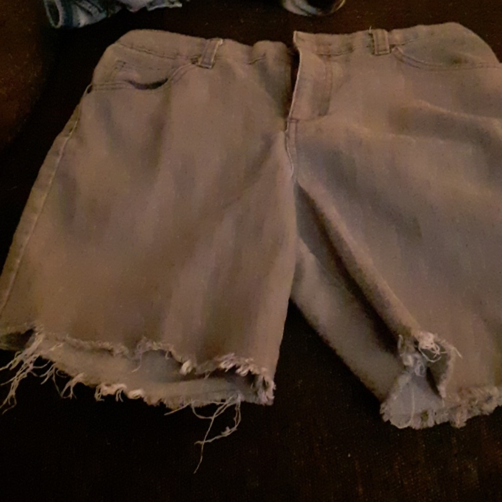 Jean high waistline homemade shorts